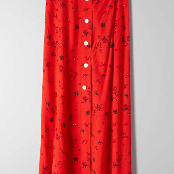 Wilfred Amelie Midi Button Skirt (With Tags) - Picture 2 of 10